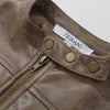 Vesper Distressed Brown Faux Suede Jacket
